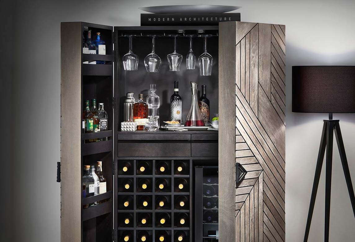 Crafted Elegance: Elevate Your Spirits with a Stylish Wine Cabinet